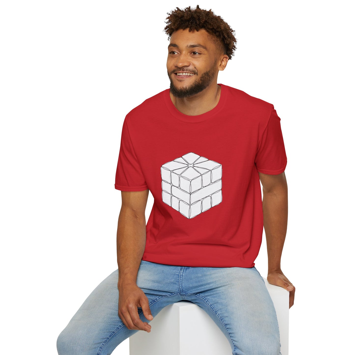 Square-1 Doodle Unisex Graphic Softstyle T-Shirt