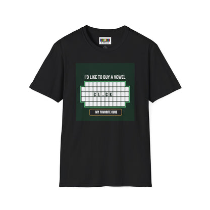 Clock - Vowel Unisex Graphic Softstyle T-Shirt