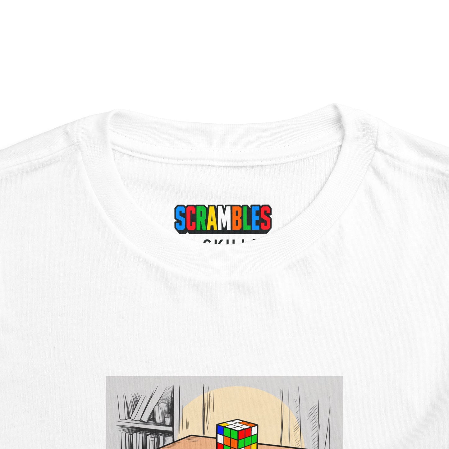 Late Night - Rubik's Cube Art  Toddler Short Sleeve T-Shirt