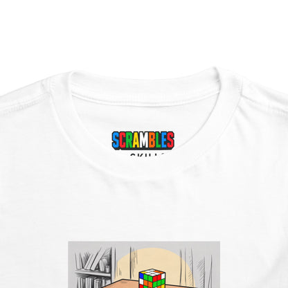 Late Night - Rubik's Cube Art  Toddler Short Sleeve T-Shirt