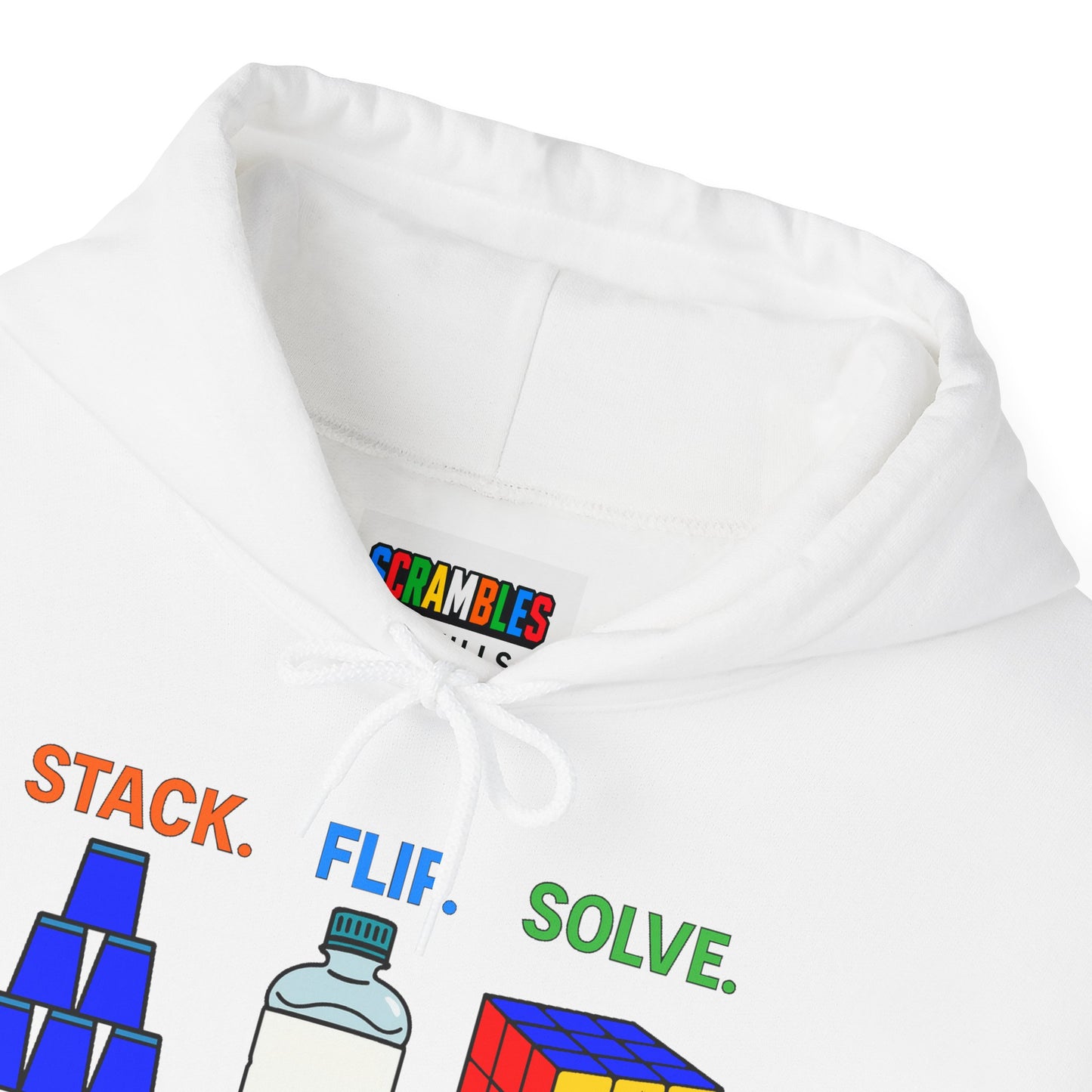 Flip Stack Solve Repeat Unisex Heavy Blend™ Hooded Sweatshirt