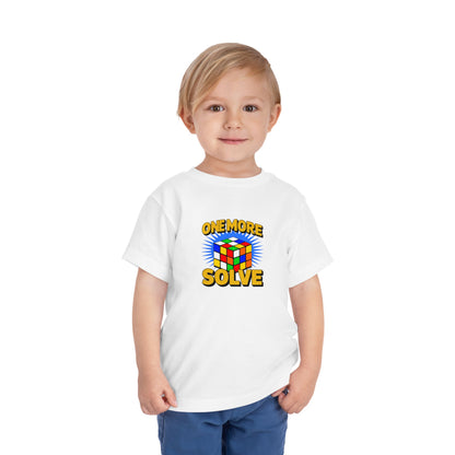 One More Solve - Rubiks Cube Toddler Short Sleeve T-Shirt