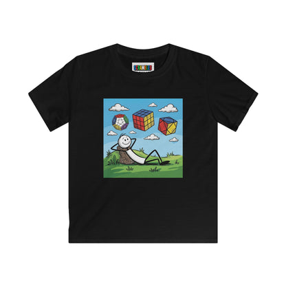 Daydream Solves - Rubik's Cube Art  Kids Softstyle Tee