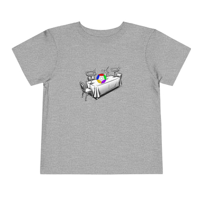 Megaminx Comp Day - Rubik's Cube Art Toddler Short Sleeve T-Shirt