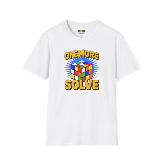 One More Solve - Rubiks Cube Unisex Graphic Softstyle T-Shirt