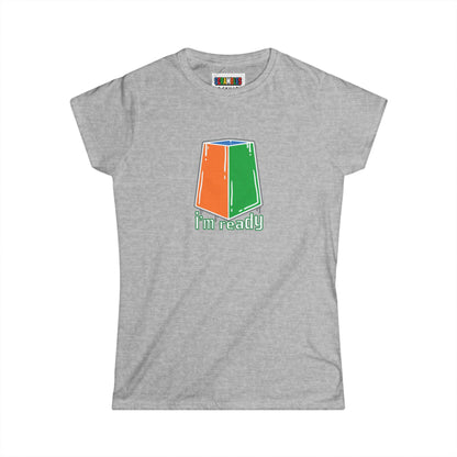 I'm Ready Rubiks Cube Art Women's Softstyle T-Shirt