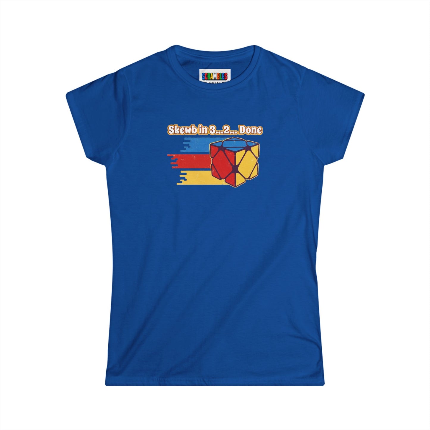 Skewb Done Rubiks Cube Art Women's Softstyle T-Shirt