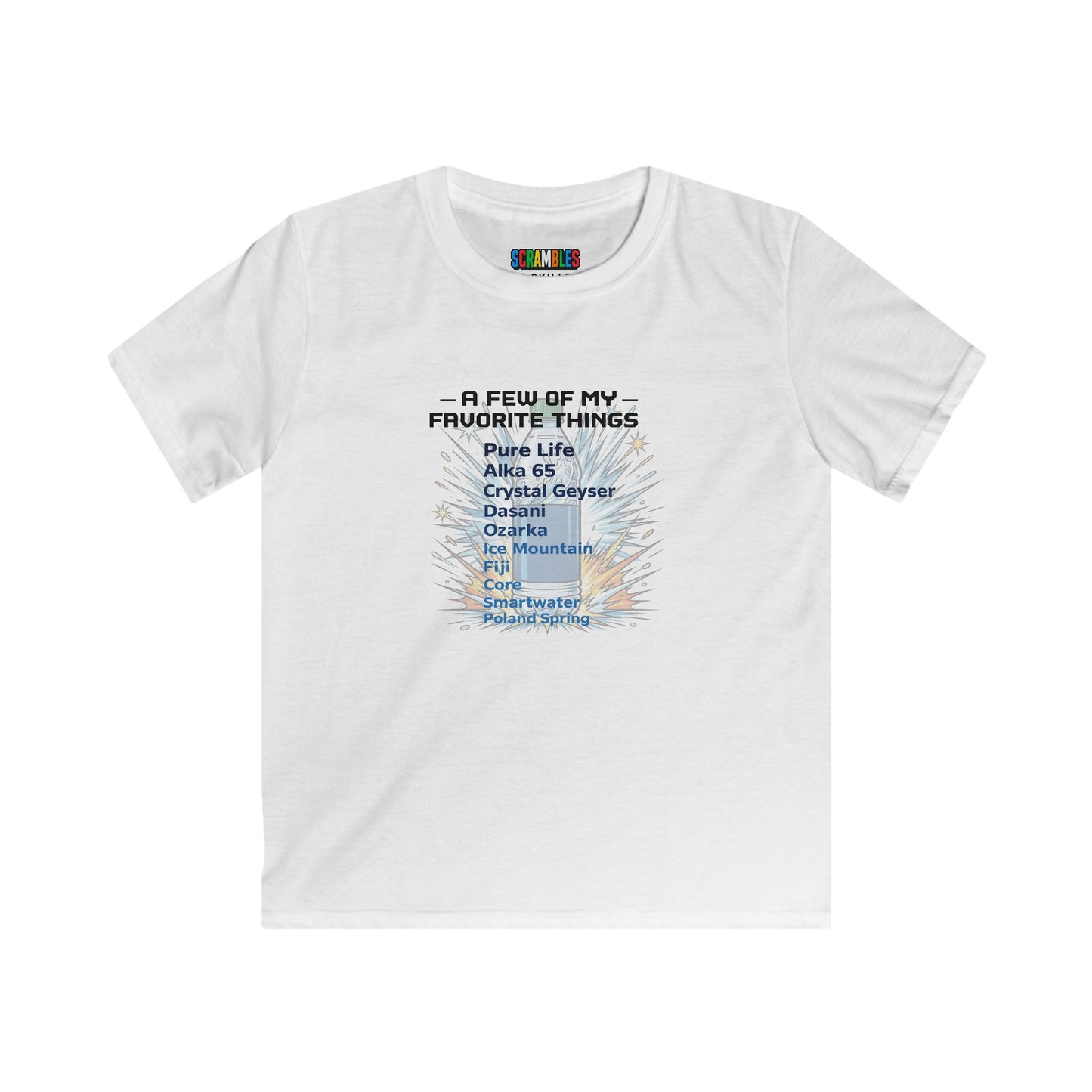 Favorite Things Bottle Flipping Kids Softstyle Tee