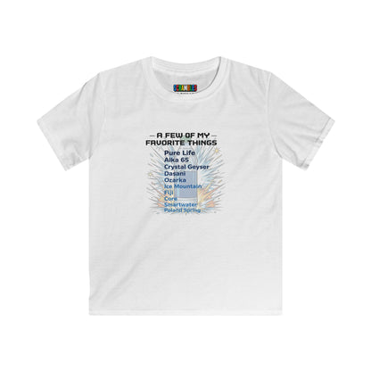 Favorite Things Bottle Flipping Kids Softstyle Tee