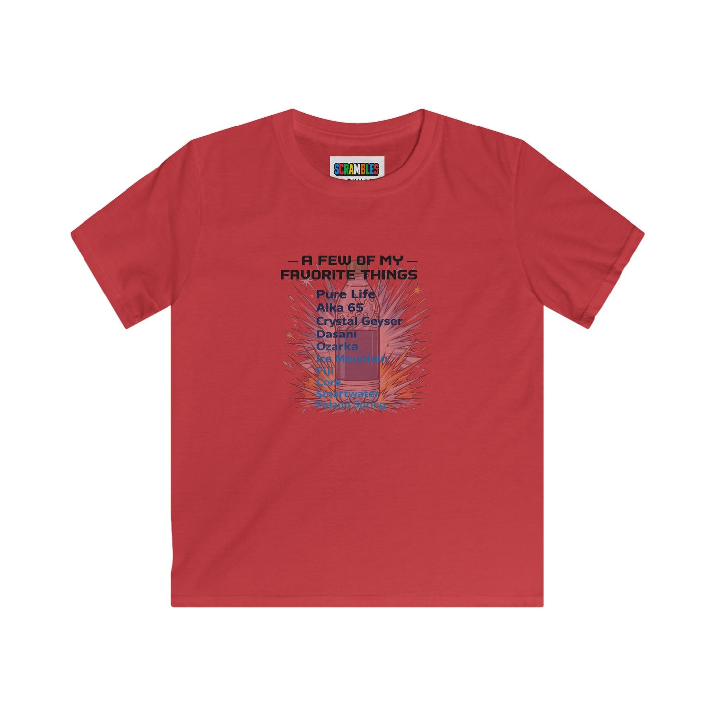 Favorite Things Bottle Flipping Kids Softstyle Tee
