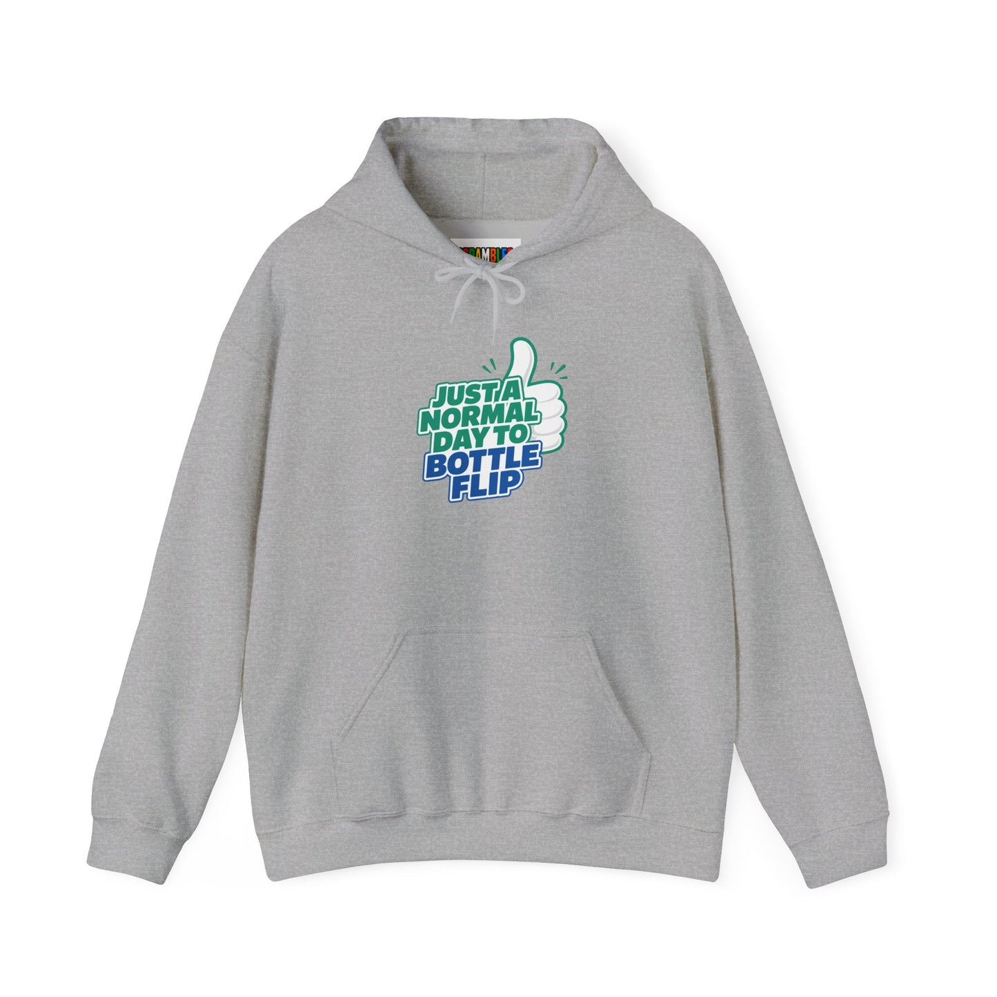 Just a Normal Day to Bottle Flip Unisex Heavy Blend™ Hooded Sweatshirt
