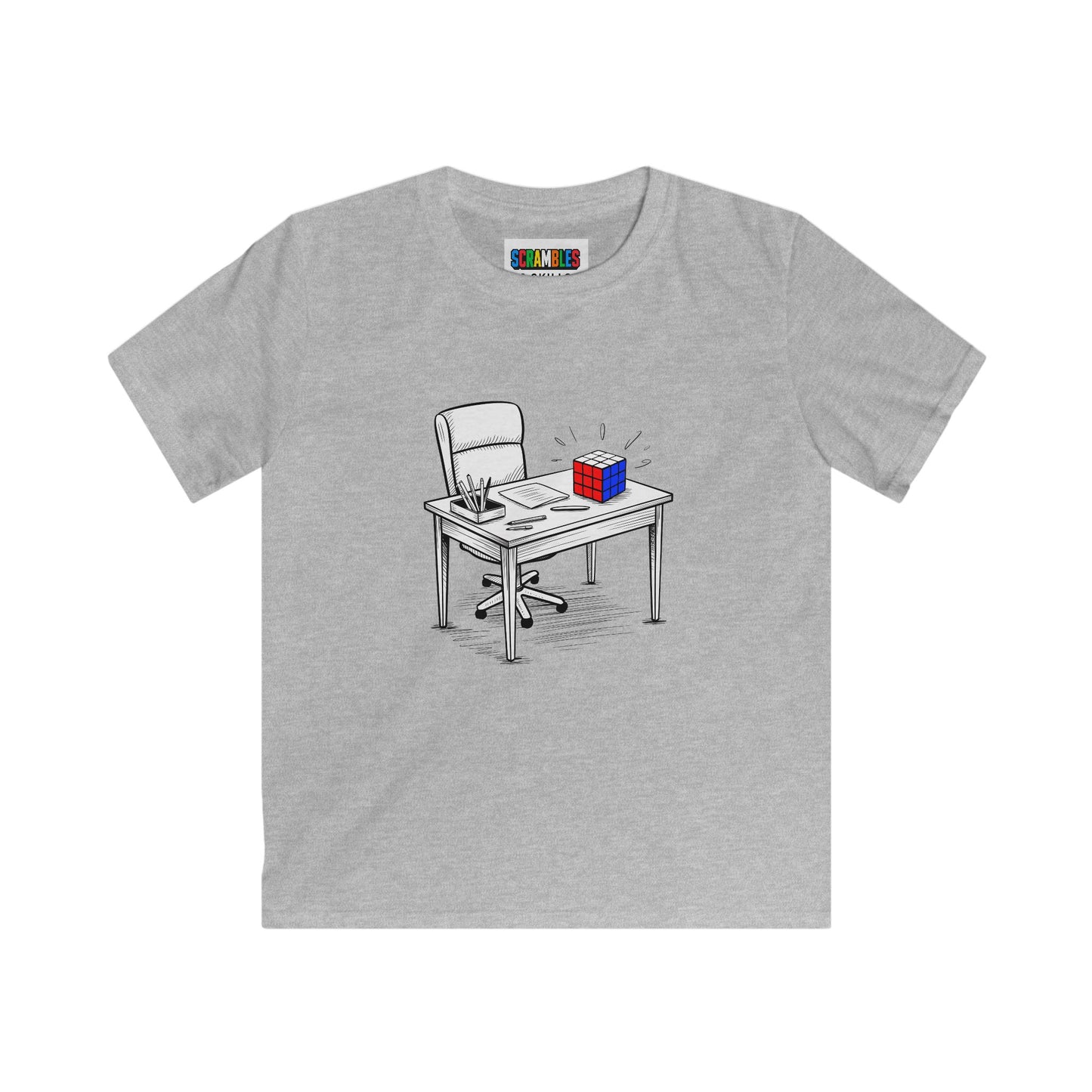 Priorities  - Rubik's Cube Art Kids Softstyle Tee