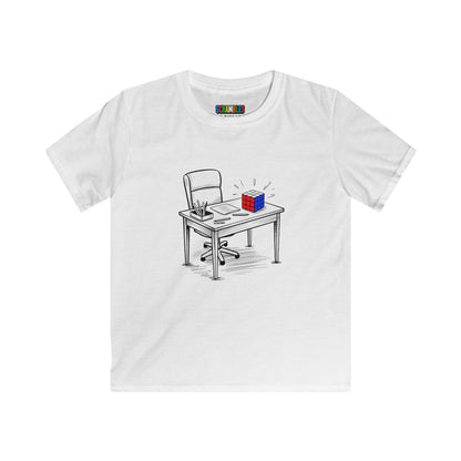 Priorities  - Rubik's Cube Art Kids Softstyle Tee
