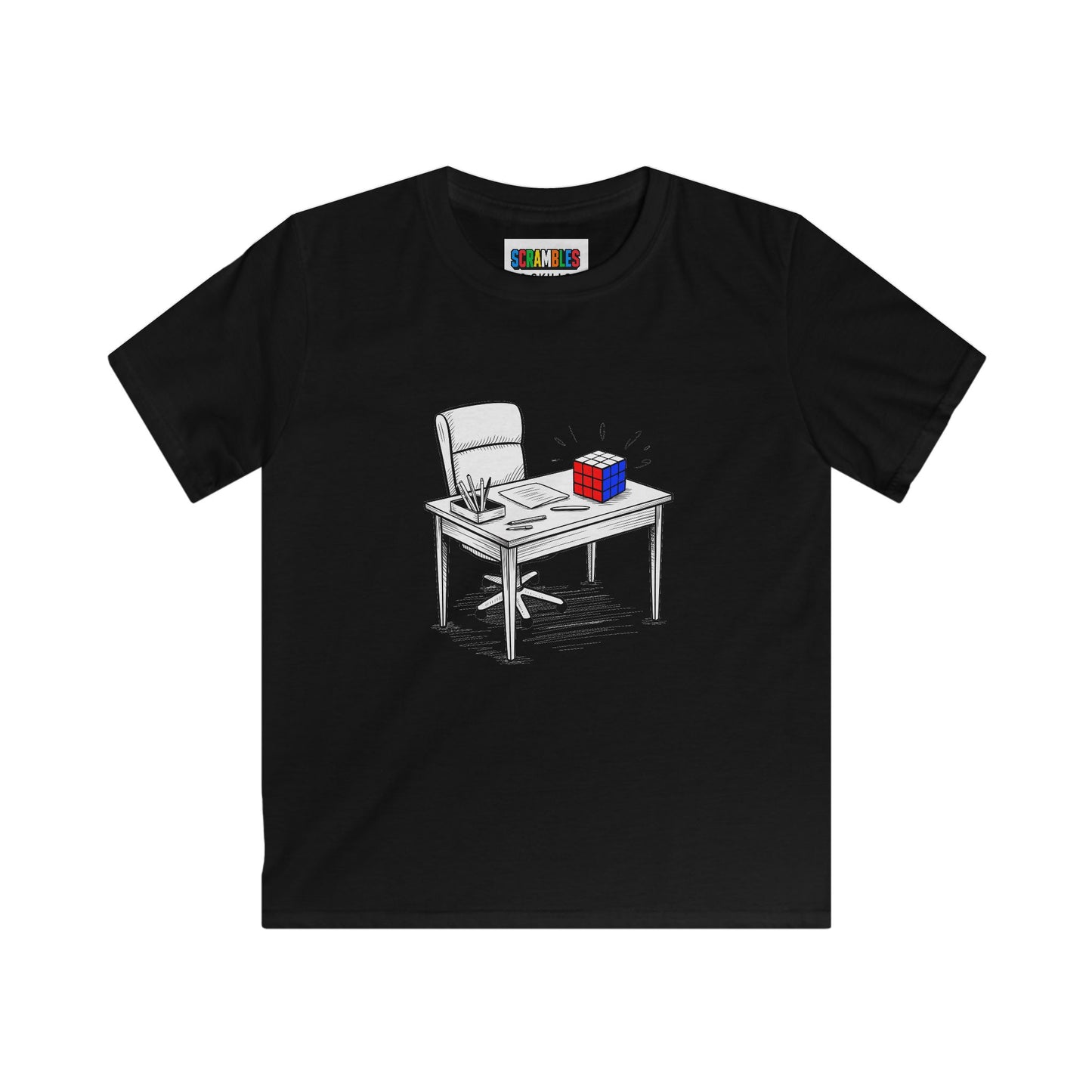 Priorities  - Rubik's Cube Art Kids Softstyle Tee