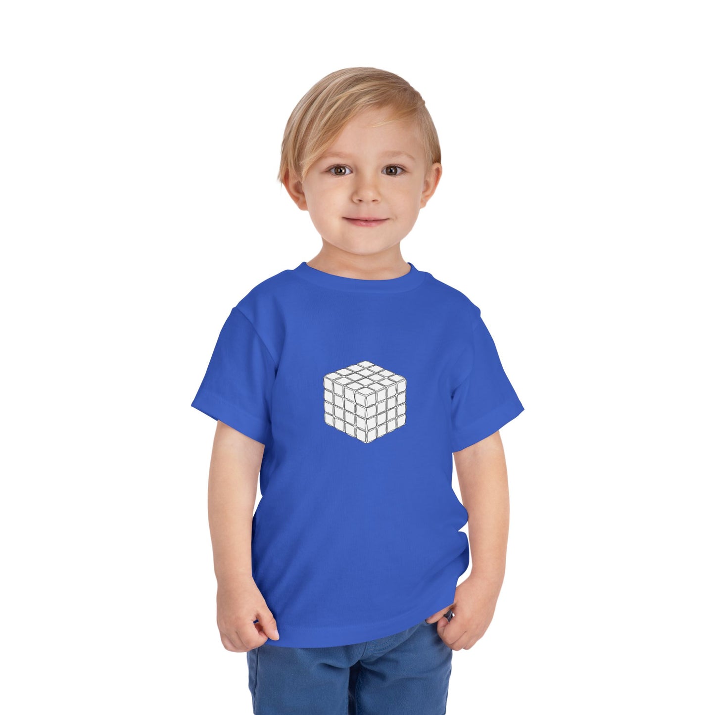 4x4 Doodle - Rubik's Cube Art  Toddler Short Sleeve T-Shirt