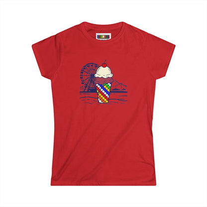 Rubik's Cube Shirt - Sweet Solves Women's Softstyle T-Shirt| Fun Cubing Tee