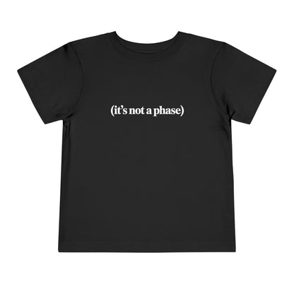 Not a Phase - Rubik's Cube Art  Toddler Short Sleeve T-Shirt