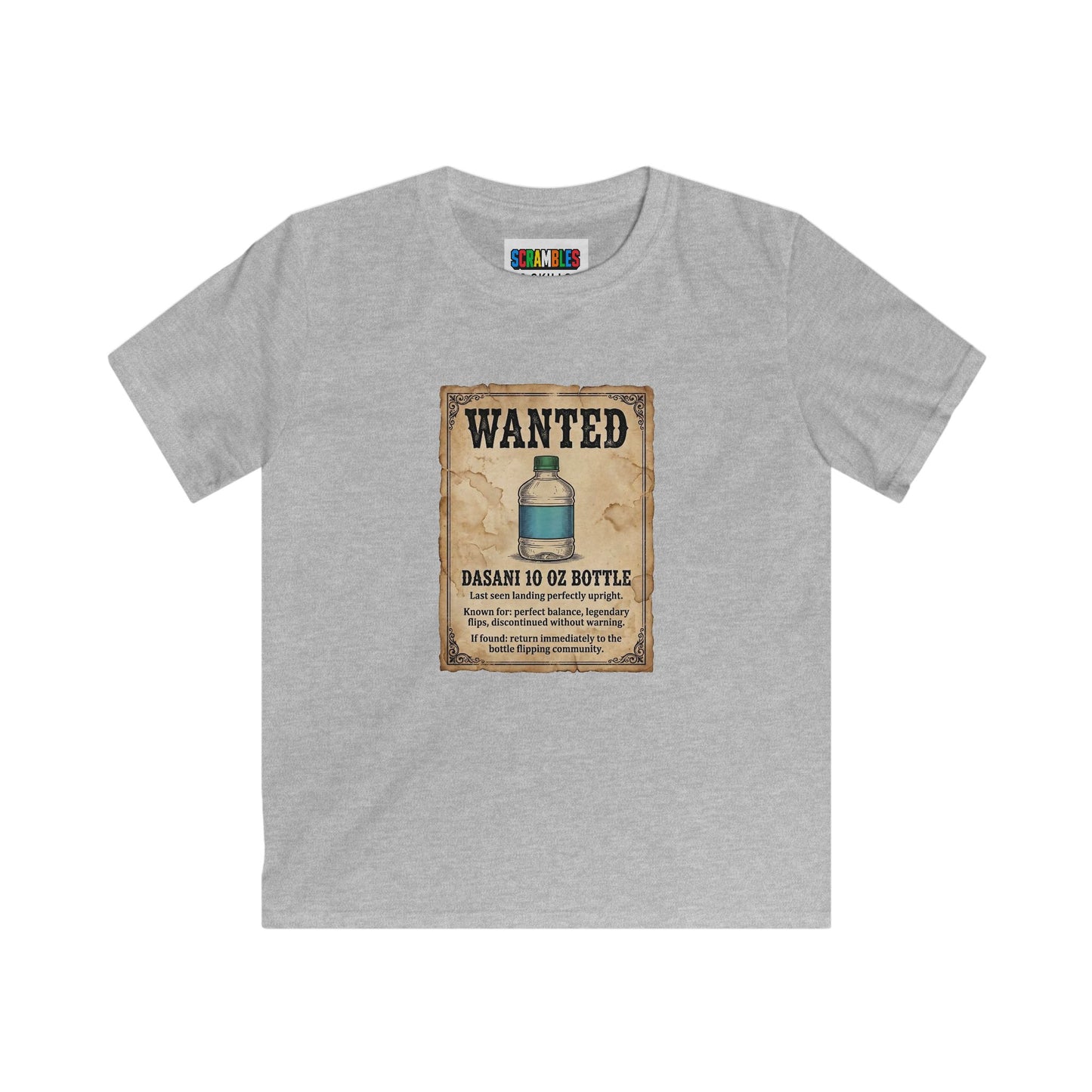 Dasani 10 Wanted Trick shot Kids Softstyle Tee