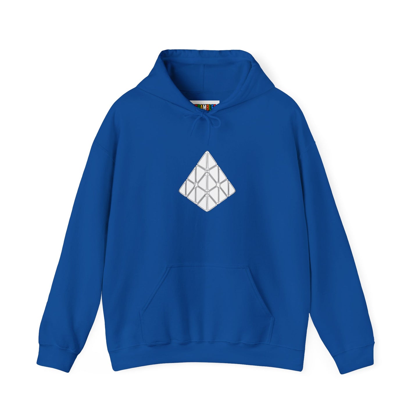 Pyraminx Doodle  - Rubik's Cube Art Unisex Heavy Blend™ Hooded Sweatshirt