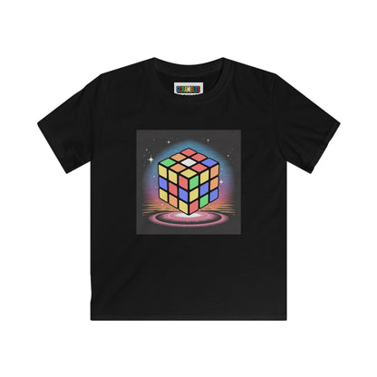 Cube Portal - Rubik's Cube Art  Kids Softstyle Tee