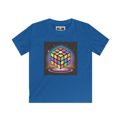 Cube Portal - Rubik's Cube Art  Kids Softstyle Tee