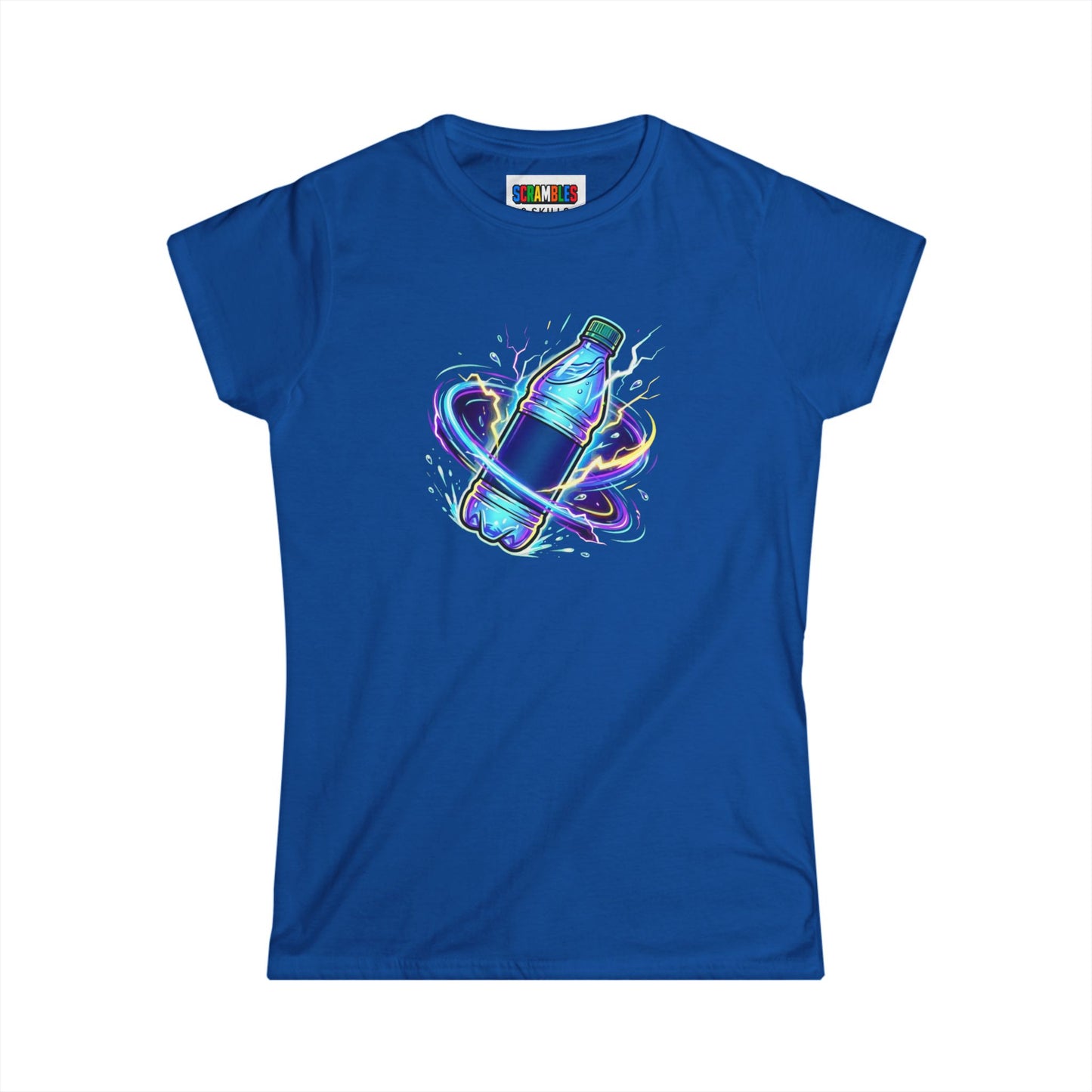 Electric Flip - Trick Shot Art  Women's Softstyle T-Shirt