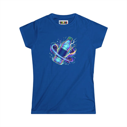 Electric Flip - Trick Shot Art  Women's Softstyle T-Shirt