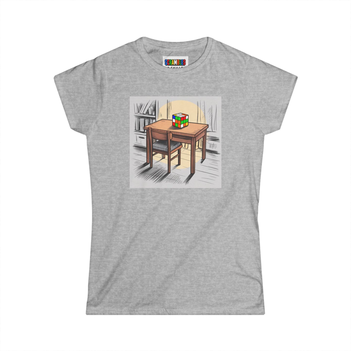 Late Night - Rubik's Cube Women's Softstyle T-Shirt