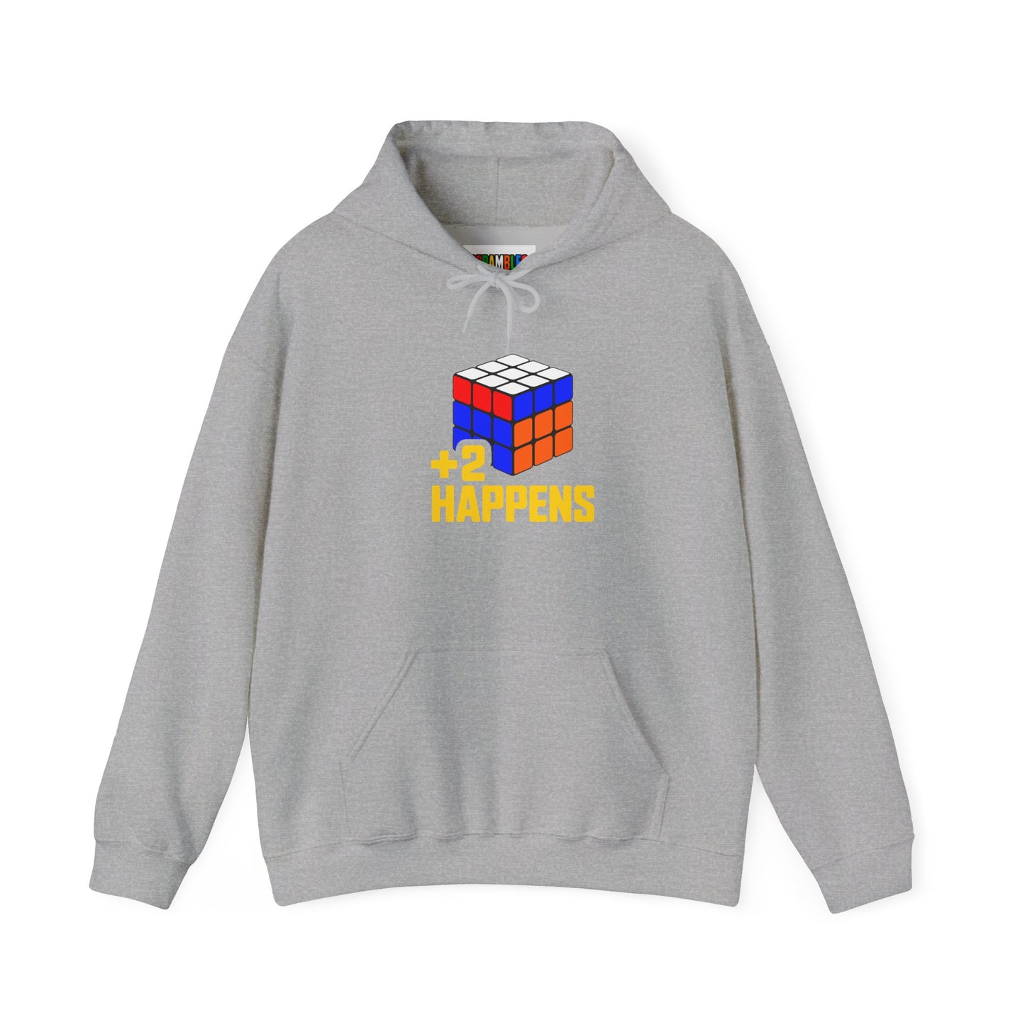 +2 Happens Unisex Heavy Blend™ Hooded Sweatshirt