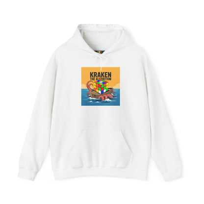 Kraken The Algorithim - Rubiks Cube Unisex Heavy Blend™ Hooded Sweatshirt