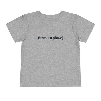 Not a Phase - Rubik's Cube Art  Toddler Short Sleeve T-Shirt