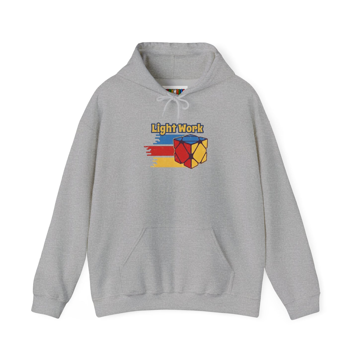 Skewb Light Work Rubiks Cube Art Unisex Heavy Blend™ Hooded Sweatshirt