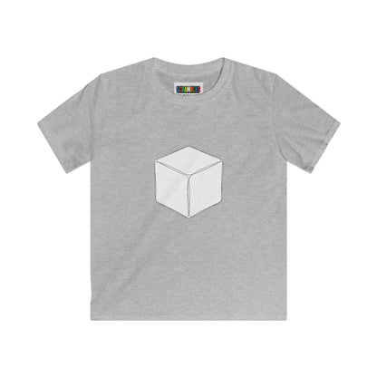 1x1 Doodle  - Rubik's Cube Art Kids Softstyle Tee