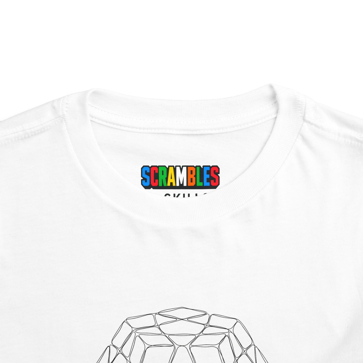 Megaminx Doodle  - Rubik's Cube Art Toddler Short Sleeve T-Shirt