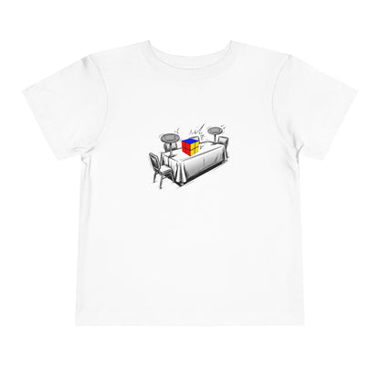 2x2 Comp Day - Rubik's Cube Art  Toddler Short Sleeve T-Shirt