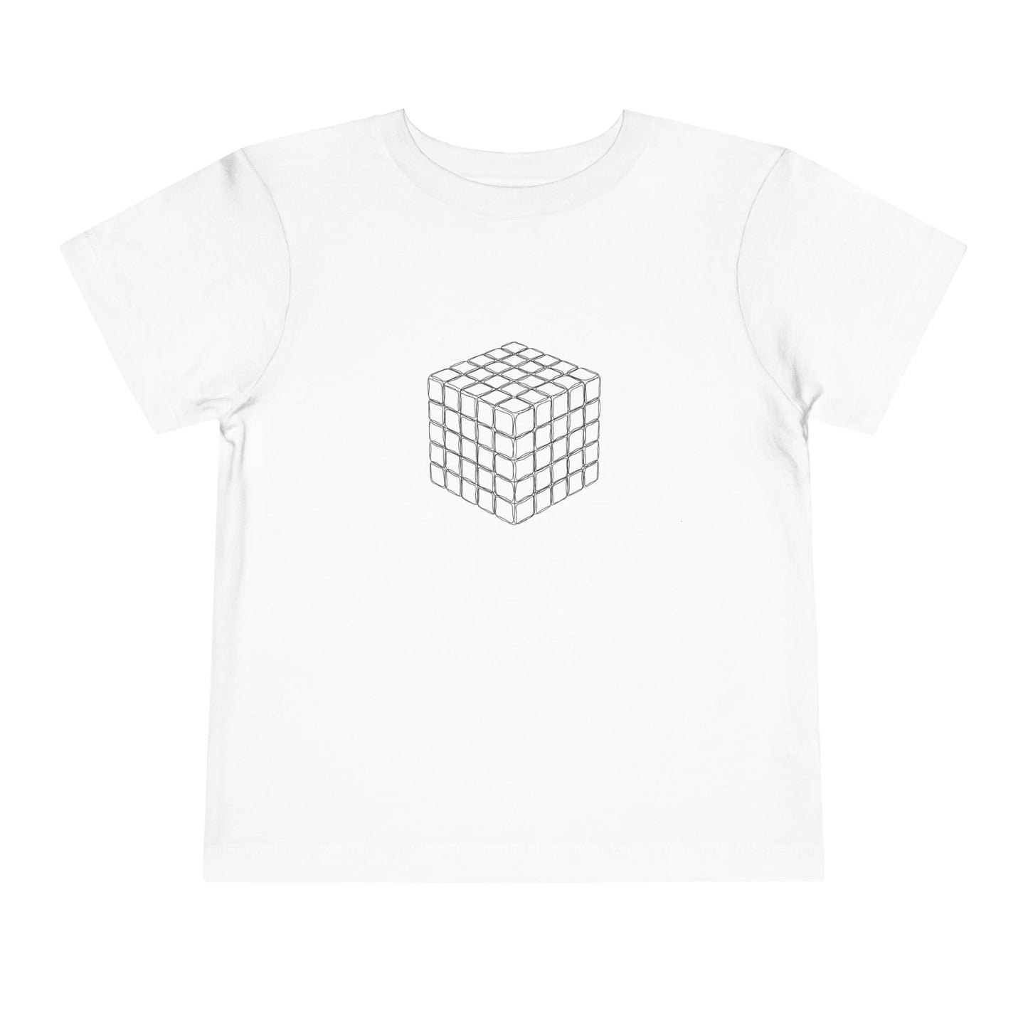 5x5 Doodle  - Rubik's Cube Art Toddler Short Sleeve T-Shirt