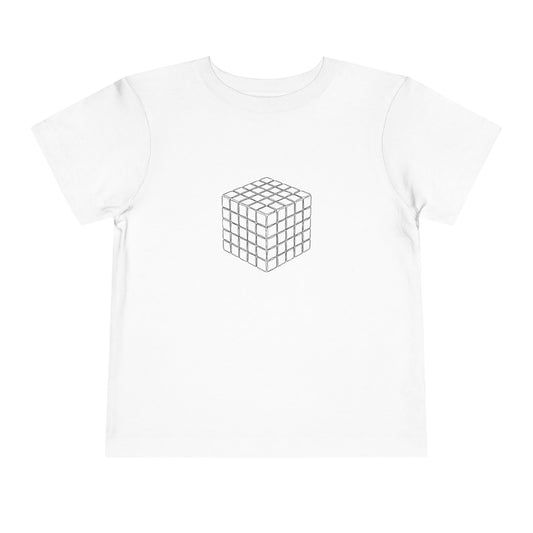 5x5 Doodle  - Rubik's Cube Art Toddler Short Sleeve T-Shirt