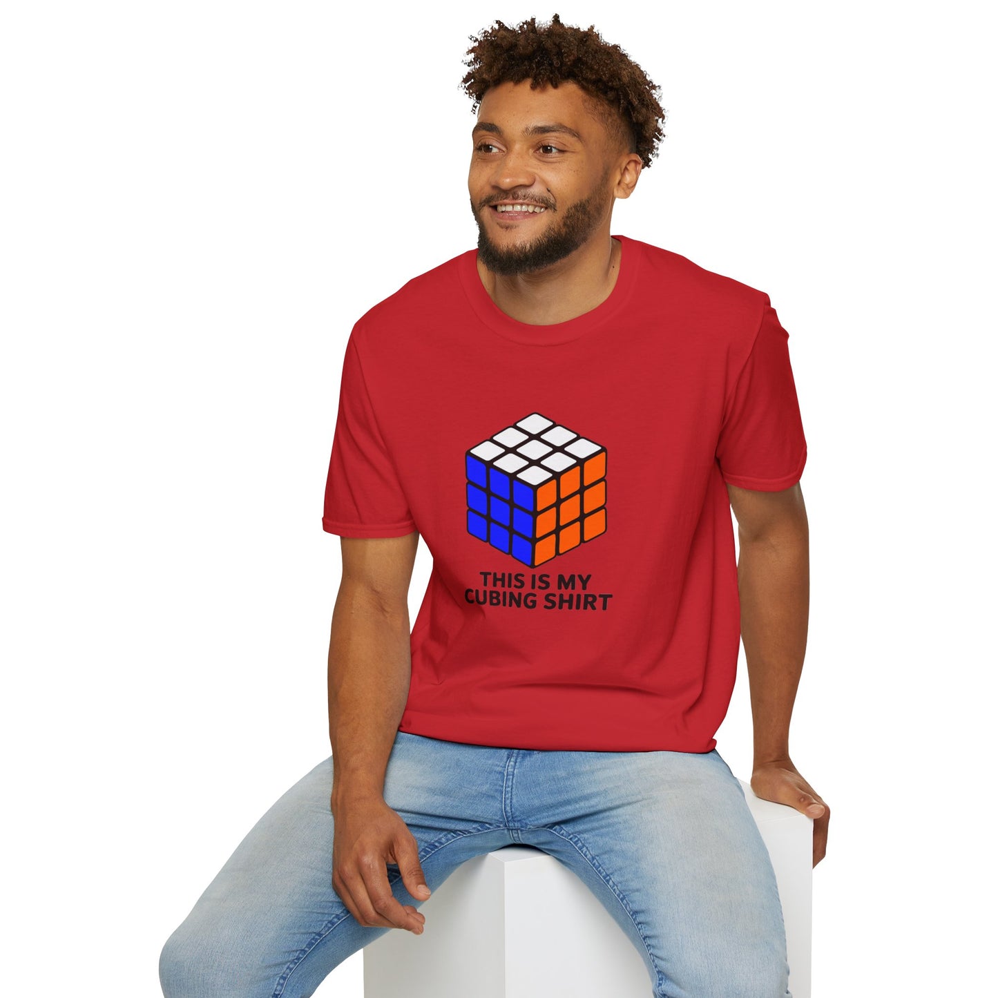 This Is My Cubing Shirt Unisex Graphic Softstyle T-Shirt