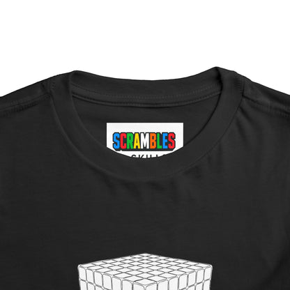 7x7 Doodle  - Rubik's Cube Art Toddler Short Sleeve T-Shirt