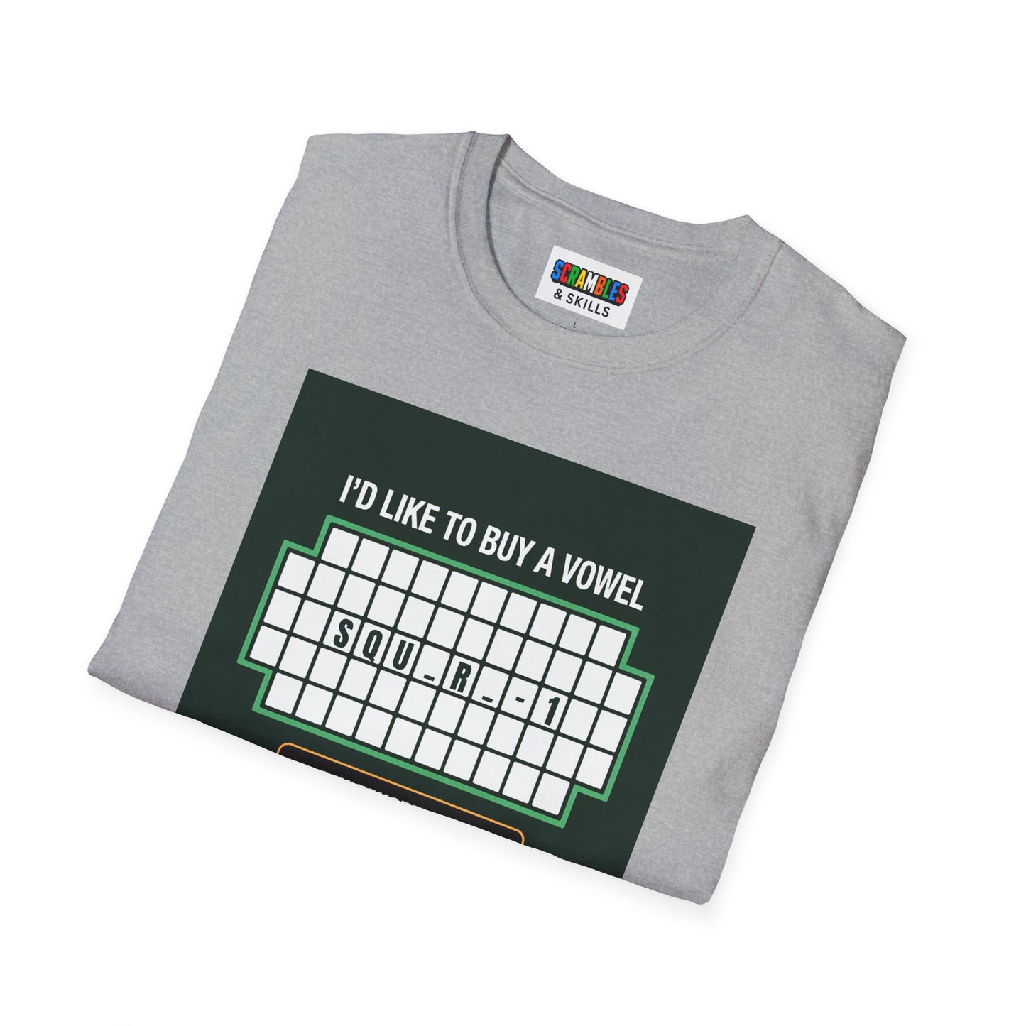 Square-1 - Vowel Unisex Graphic Softstyle T-Shirt