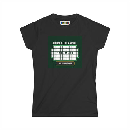 Pyraminx Vowel  - Rubik's Cube Art Women's Softstyle T-Shirt