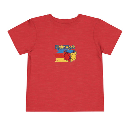 Skewb Light Work Rubiks Cube Art Toddler Short Sleeve T-Shirt