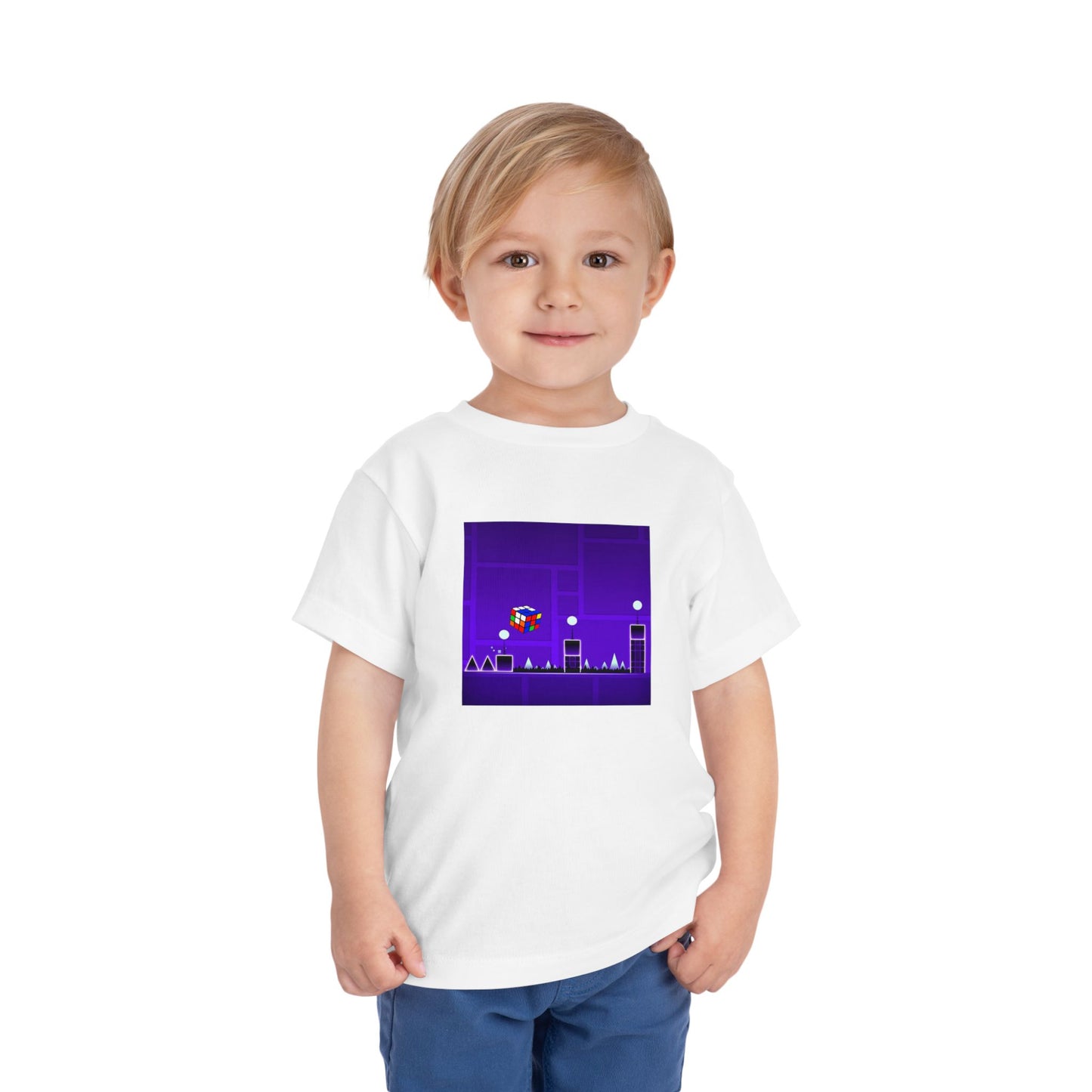 Cube Madness - Rubik's Cube Art  Toddler Short Sleeve T-Shirt