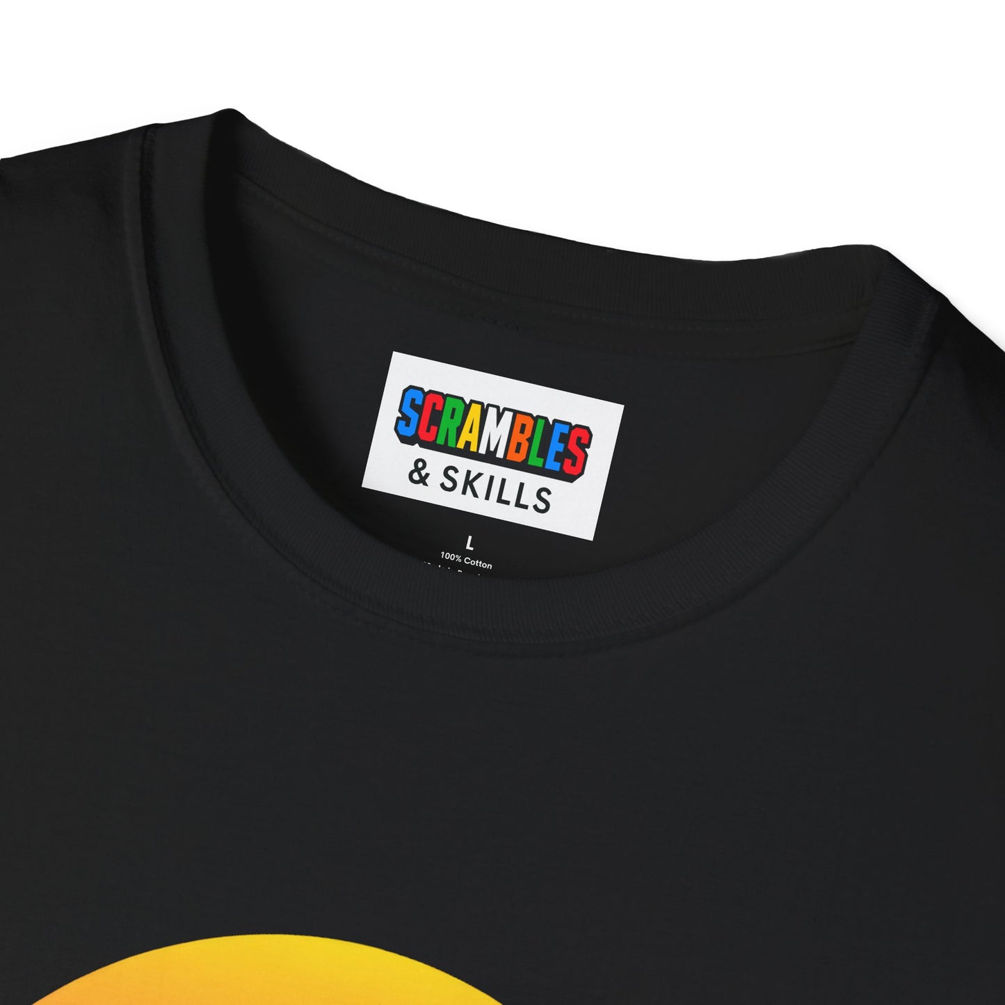 Rubik's Cube Shirt Sunset Solve Unisex Graphic Softstyle T-Shirt| Fun Cubing Shirt
