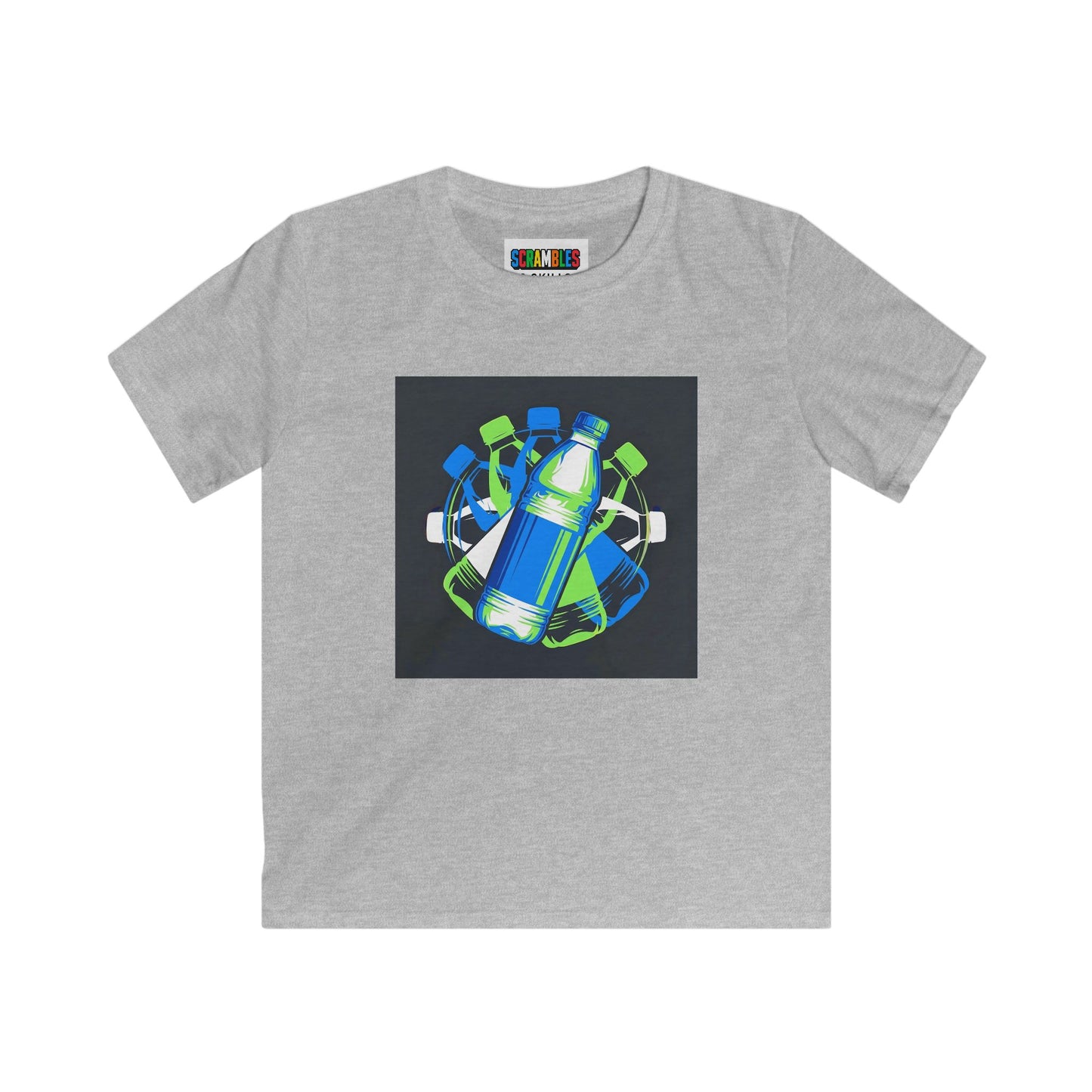 Neon Flip - Trick Shot Kids Softstyle Tee