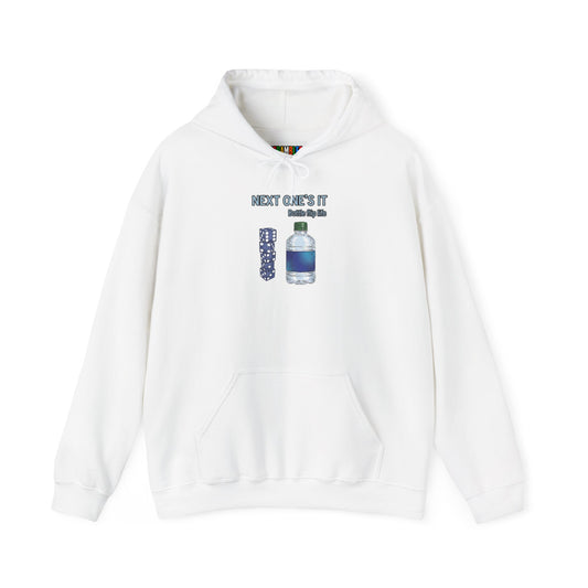 Next One's It Bottle Flip Art Unisex Heavy Blend™ Hooded Sweatshirt
