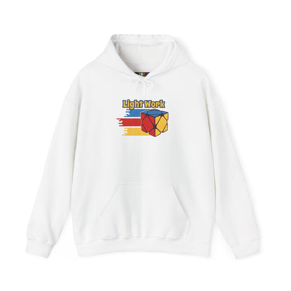 Skewb Light Work Rubiks Cube Art Unisex Heavy Blend™ Hooded Sweatshirt