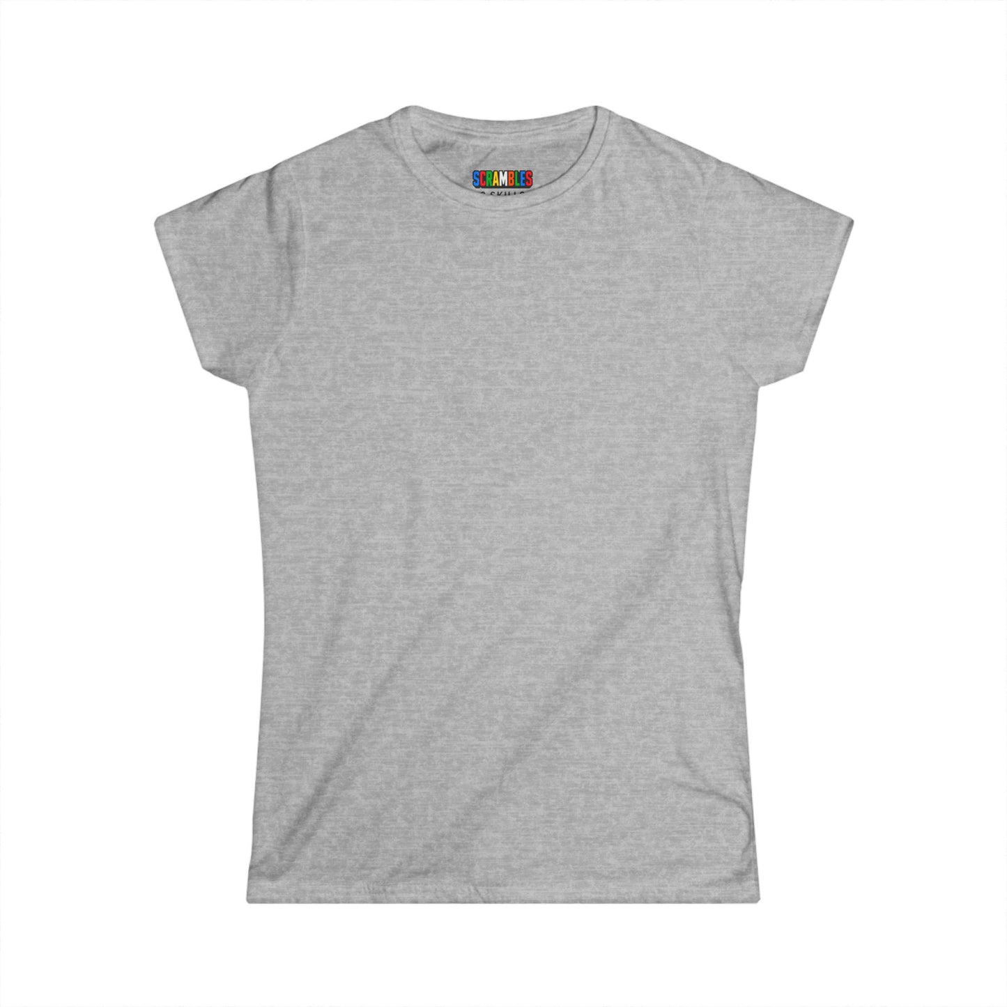 Women's Custom Personal Best  - Rubik's Cube Art  Softstyle T-Shirt
