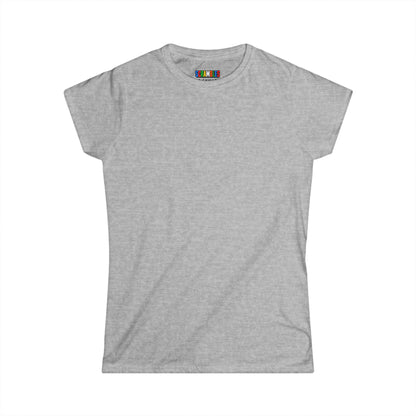 Women's Custom Personal Best  - Rubik's Cube Art  Softstyle T-Shirt