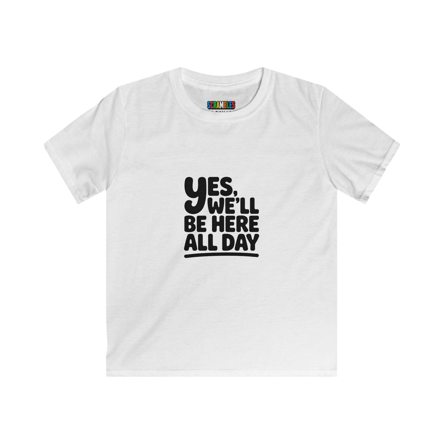 All Day Kids - Rubik's Cube Art  Softstyle Tee